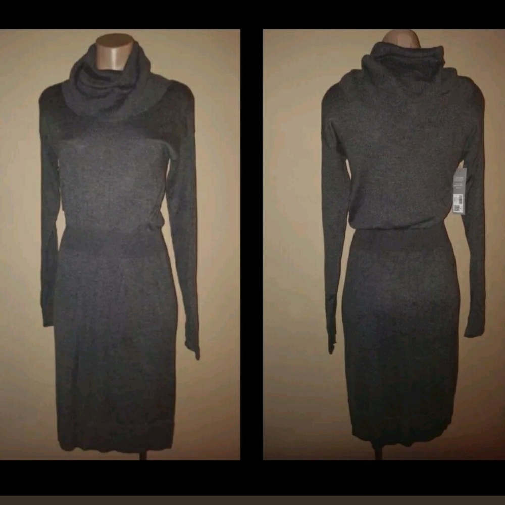 DAISY FUENTES CHARCOAL HEATHER COWL new